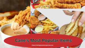 raising canes popular items prices
