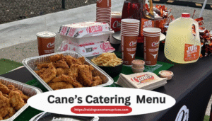 raising canes catering menu