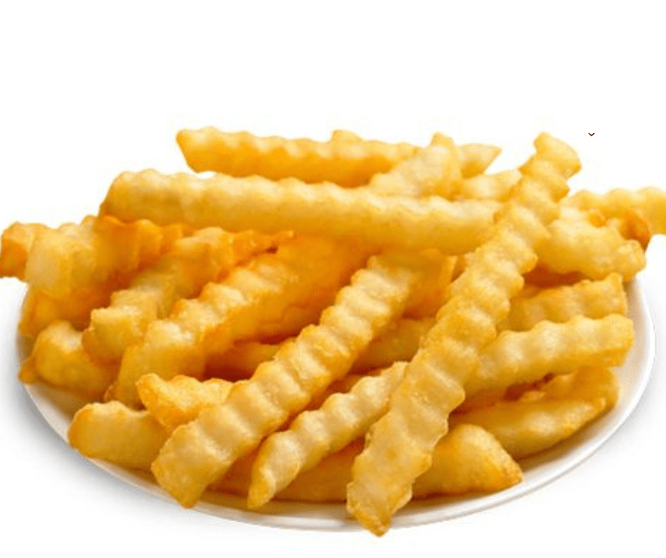 Crinkle cut fries