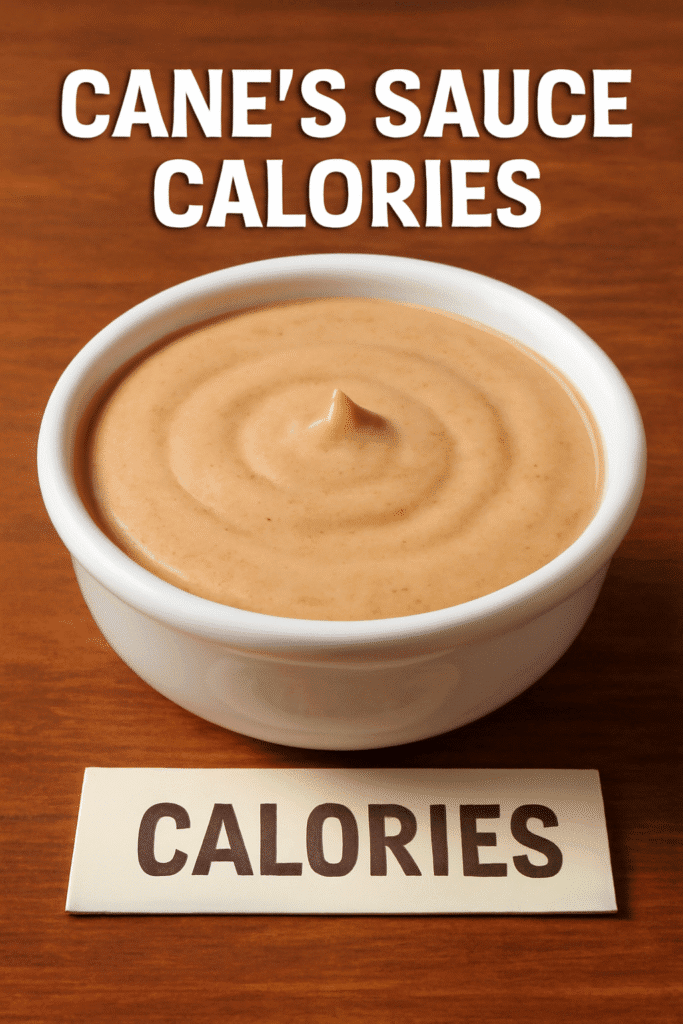 Cane's Sauce Calories (What You Should Know Before Dipping!) 1 calories of Cane's signature sauce