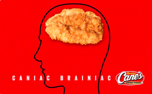 What is a Raising Cane’s Gift Card? 4 The Caniac Braniac Gift Card