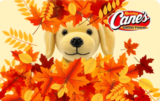 What is a Raising Cane’s Gift Card? 1 Cane's Fall Gift Card